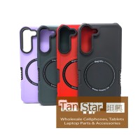    Samsung Galaxy S22 - Magnetic RING Charging Reinforced Corners Case with Wireless Charging